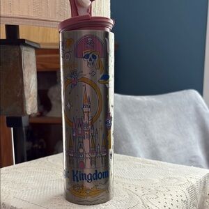 Starbucks Magic Kingdom Stainless Steel Tumbler - Pink and Silver
